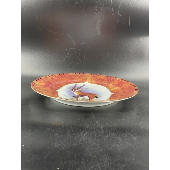 Lynn Chase African Portraits Gazelle 9.25" Luncheon Salad Dessert Plate - Picture 7 of 8
